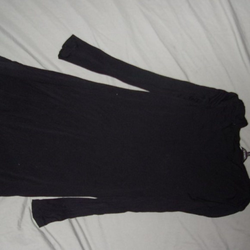 Express size small womens casual dress black long sleeved - Picture 3 of 5